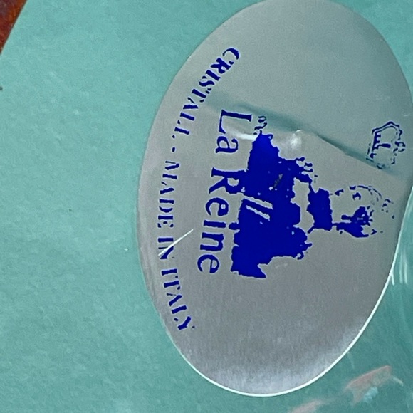 Dining Italian La Reine Crystal Wine Glasses Angels 2 Poshmark